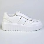 Madison Myra Sneaker - White Silver - 8