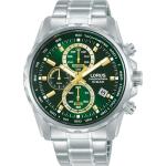 LORUS Gents Sport Green Dial Multifunction Watch