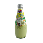 Coconut Milk Melon Flavour Drink Nariyal Doodh Kharbuja Drink 290ML - Refreshing Tropical Fruit Beverage For Chilled Refreshment