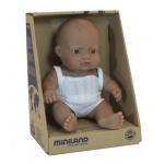 Miniland Latin American Baby Girl Doll - 21CM