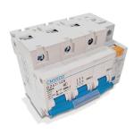 DZ47-125 Circuit Breaker With Shunt Release Unit 400V Three Phase 80A Circuit Breaker For 40KVA Voltage Regulator