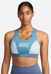Nike W Nk Df Swsh Logo Cb Bra - Noise Aqua ocean Bliss ocean Bliss