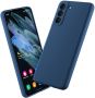 Silicone Soft Cover For Samsung Galaxy S22 Ultra / S22+/S22 /navy Blue