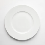 Hotel Collection - White Impressed Dinner Plate Set Of 4