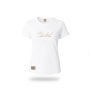 Ladies "boerboel" T-Shirt Metallic Puff Print - White - 3XL