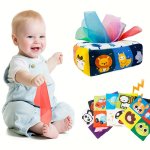 Baby's Magic Tissue Box: A Creative Educational Toy For Sensory Play & Finger Exercising - Perfect For Kids' Learning & Entertai