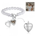 CBA104083 - Personalized Photo Bracelet Stainless Steel