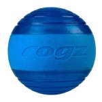 Rogz Squeekz Medium Toy Ball For Dogs Blue Waggs Pet Shop