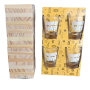 Tower Blocks Drinking Wooden Game With 4 Shot Glasses