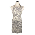 Small Line Protea Black Apron