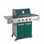 Outback Green Jupiter 4 Burner Hybrid Gas charcoal - OUT370765