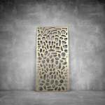 Laser Cut Screen - Design 052 - 2900 X 1400 X 20 Matt Gold Outdoor