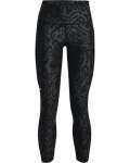 Women's Heatgear Armour No-slip Waistband Tonal Print Ankle Leggings - BLACK-001 Md