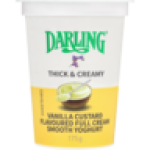 Vanilla Custard Flavoured Full Cream Smooth Yoghurt 175G