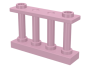 Parts Fence 1 X 4 X 2 Spindled With 2 Studs 30055 - Pink