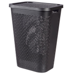 Terrazzo Laundry Hamper - Black Preorder May