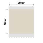 NB740 - - B1 B21 B3S B4 - 50X50MM - 145 Kraft Labels