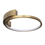 Saturn LED Ceiling Fitting Gold Black White - White
