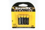 Battery Raymax Alkaline Aaa CARD-4
