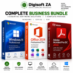 Microsoft Windows 11 Pro + Office 2024 Pro Plus + Adobe Acrobat Pro Dc 2026 1 Device Bundle