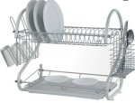 SLZ00082 Carbon Steel Dish Drainer Kitchen Rack