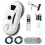 Cbdywvr Automatic Smart Window Cleaning Robot 2800PA Dual Suction For Streak-free Shine Drop Protection & 3 Cleaning Modes With Auto Path Planning