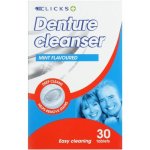 Clicks Denture Cleaning Tablets Mint 30 Tablets