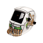 Matweld Welding Helmet - Auto Darkening. Adjustable - White