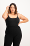 Mindy Strappy Bodysuit - Black - XL