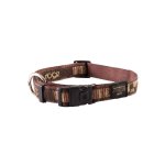 Rogz Fancy Dress Dog Collars - Armed Response X Large Mocha Bone