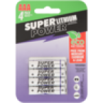 Aaa Lithium Batteries 4 Pack