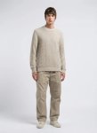 Zig-zag Brown Rice Knitwear - XL Brown