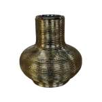 Goldair Gold Vase 16X18CM