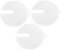 3PCS Mixer Bowl Splatter Guard Anti-splash Cover For Egg Whisking Cream Mix