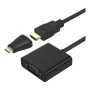 HDMI To VGA Adapter With Audio 3.5mm For Presentations