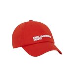 Distressed Logo Cap -grenadine