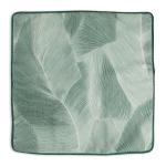 Teal Green Leaf Scatter Cushion Cover