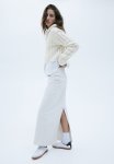Zip-through Cardigan - Cream