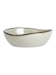 Textured Ceramic Serving Bowl 18.5CM - None Brown