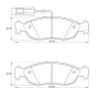 Kbc Brake Pads Front For Peugeot Opel - Spares Direct