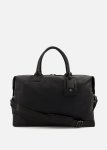 Faux Leather Weekender Bag