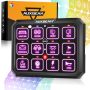Auxbeam 12 Gang Switch Panel Rgb RB120 Toggle Momentary Pulsed Dimmable Backlight Multifunction Switch Panel Two Sided Output For 12-24V Truck Offroad