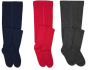 Girls Cable Knit Ballet Footed Stockings - 3-PACK