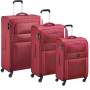 Delsey Cuzco 3 Piece Set Red