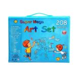 Childrens Diy Super Mega Art Set 208 Pieces Drawing Color Painting Art Set