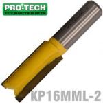 PRO-TECH Straight Bit 16mm X 38mm Cut 2 Flute Metric 1 2' Shank