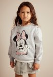 Printed Sweatshirt - Light Grey Marl Minnie Mouse