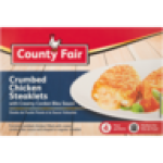County Fair Frozen Chicken Steaklet With Cordon Bleu Sauce 400G