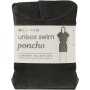 Clicks Unisex Swim Poncho Charcoal S-m