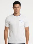 Mens Knitted T-Shirt In White - White M